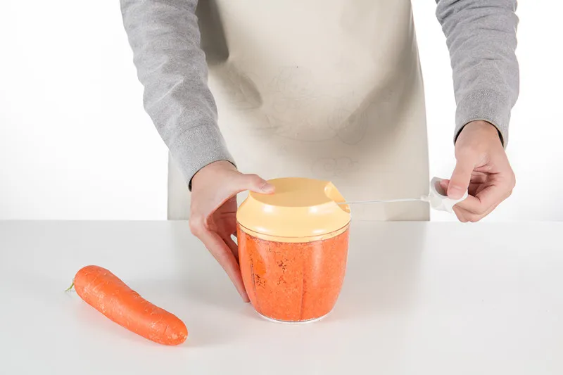 smart pull vegetable food garlic meat cutter manually pull mini chopper kitchen