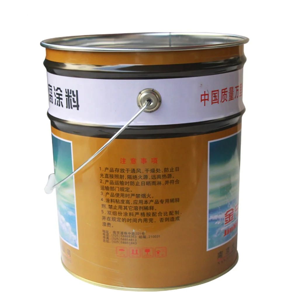 20L tinplate pail metal tin bucket barrel for latex paint coating gasoline and other chemical products