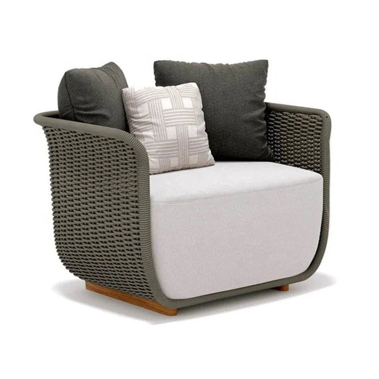 Factory Price PE Wicker Rattan Patio Leisure Hand Weave Exterior Weather Proof Outdoor Furniture Garden Sofa Sets