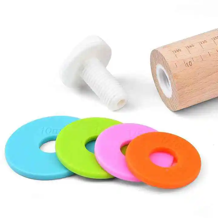 Classic Wood Rolling Pin for Baking French Long Dough Roller Beech Kitchen Utensil with Pastry Board Pattern