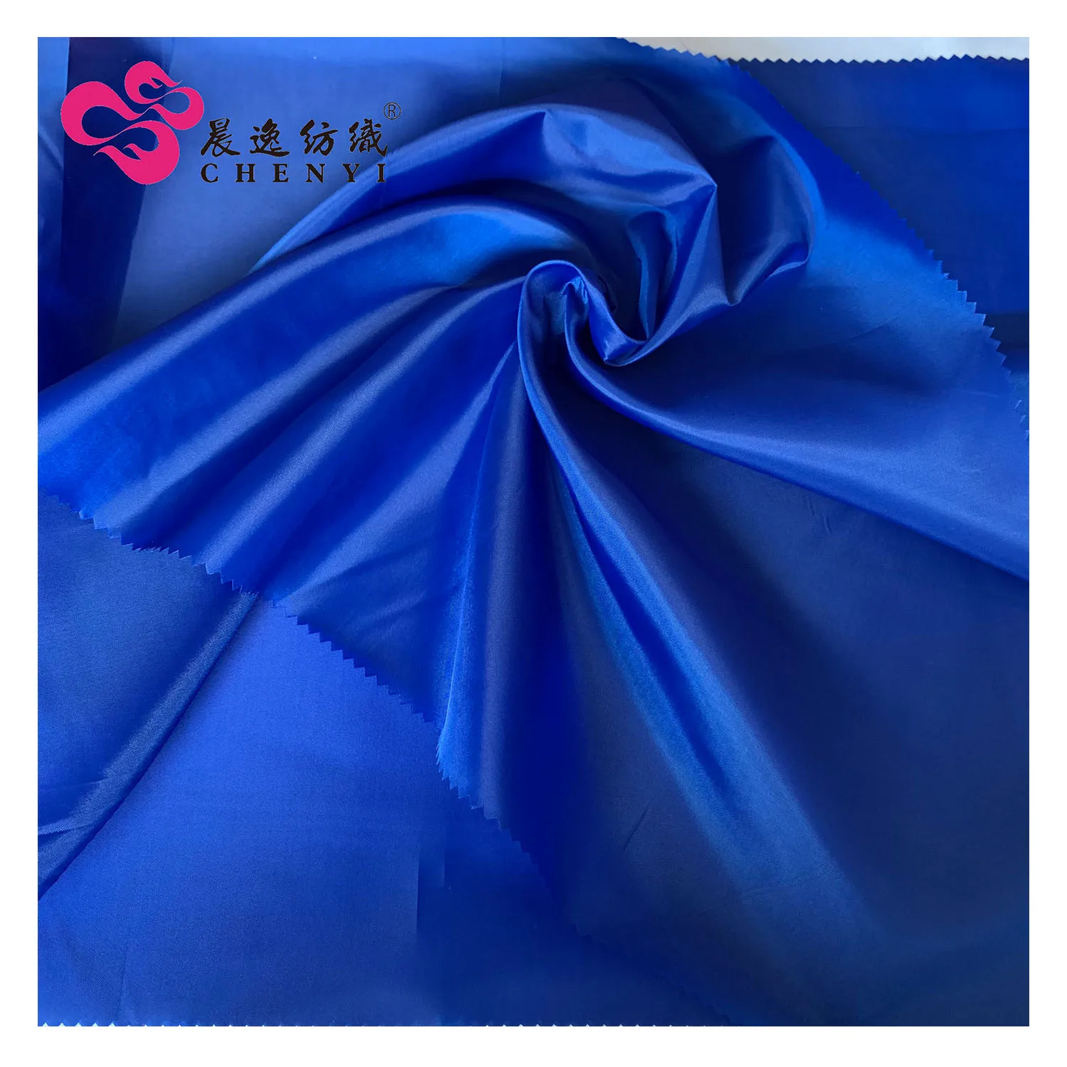 190T Black Blue Polyester Taffeta fabric for Lining