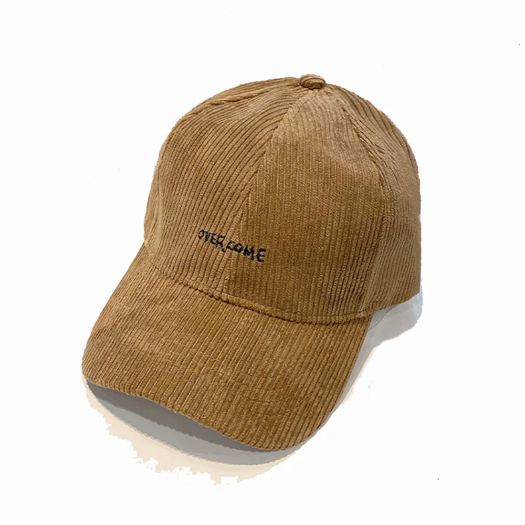 Customize Corduroy Hats Embroidery Logo Motor Caps Hat For The Cold