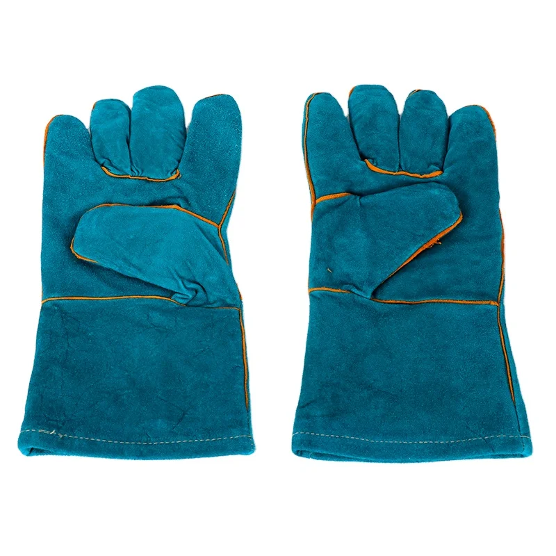 PPE personal protective equipment 16 welding hand leather gloves for welder heat resistant safety gloves