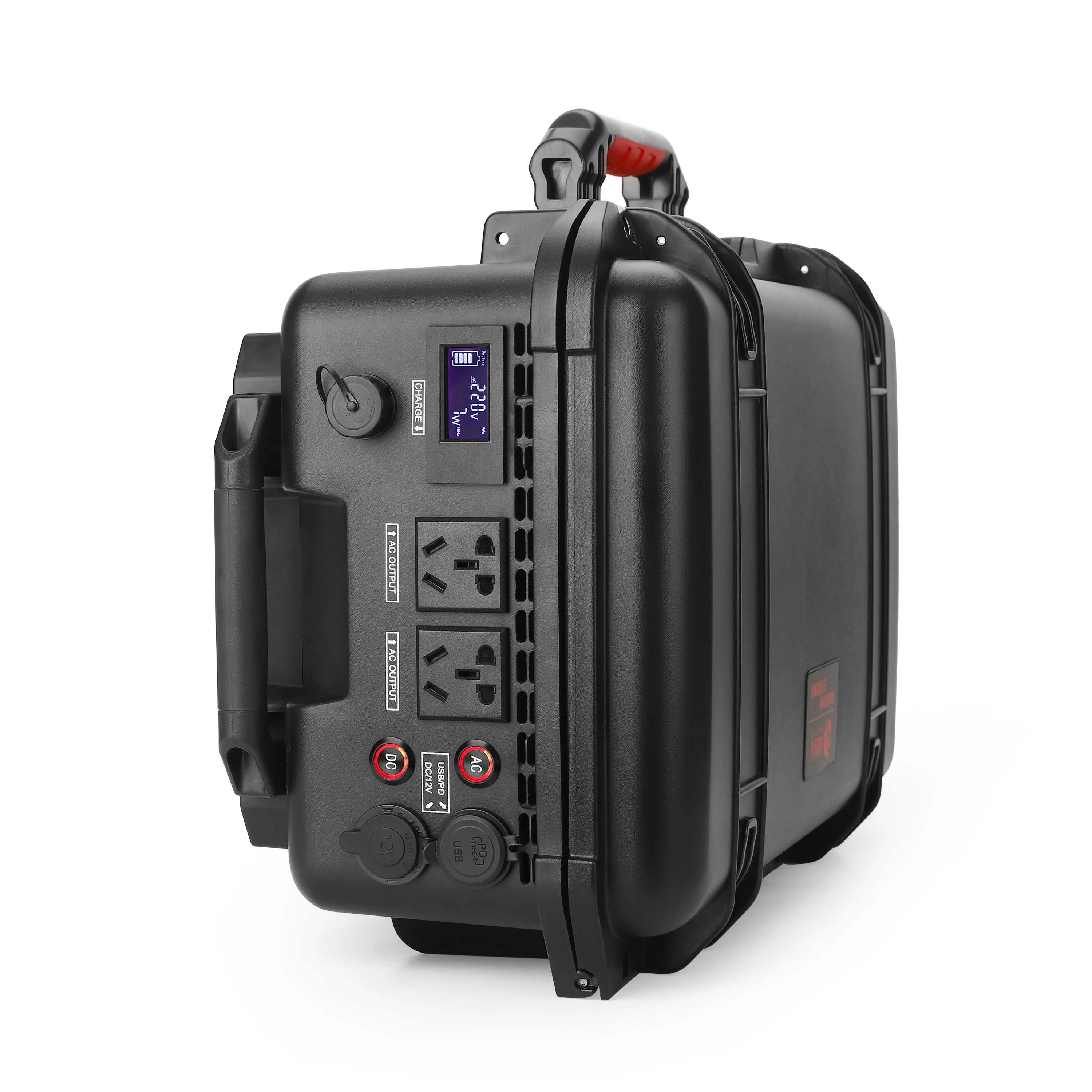 Verified supplier 220v 4000w 3127wh industrial mobile solar outdoor power station