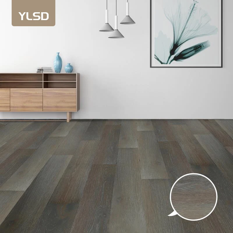 Peel and stick  self adhesive vinyl flooring plastic pvc floor sticker tiles for floor