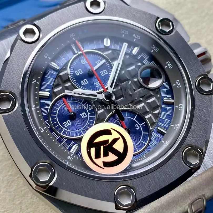 TK Factory 5A супер клон производит оффшорный Тип 26400 Топ версия с клоновым 3126 механизмом механические часы хронографом