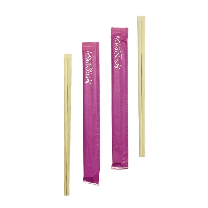 High Quality  23cm Chinese Natural  Bamboo Tensoge Chopstick For Restaurant