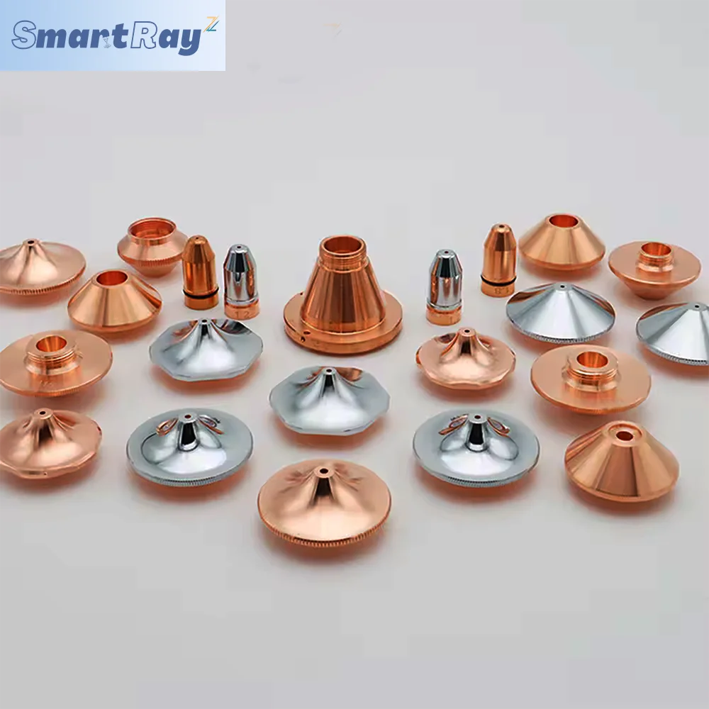 Raytools Original Fiber Laser Nozzles Double Layers Chrome Plating Dia.28mm Height 11mm for Fiber Laser Cutter