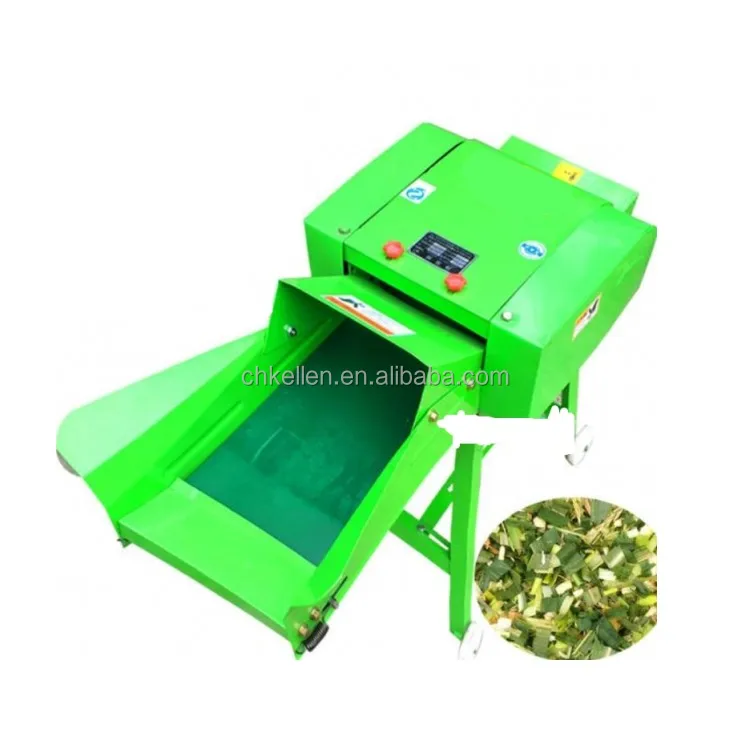 Electric 4 blades conveyor belt chaff cutter price list in kenya/Grass grinder