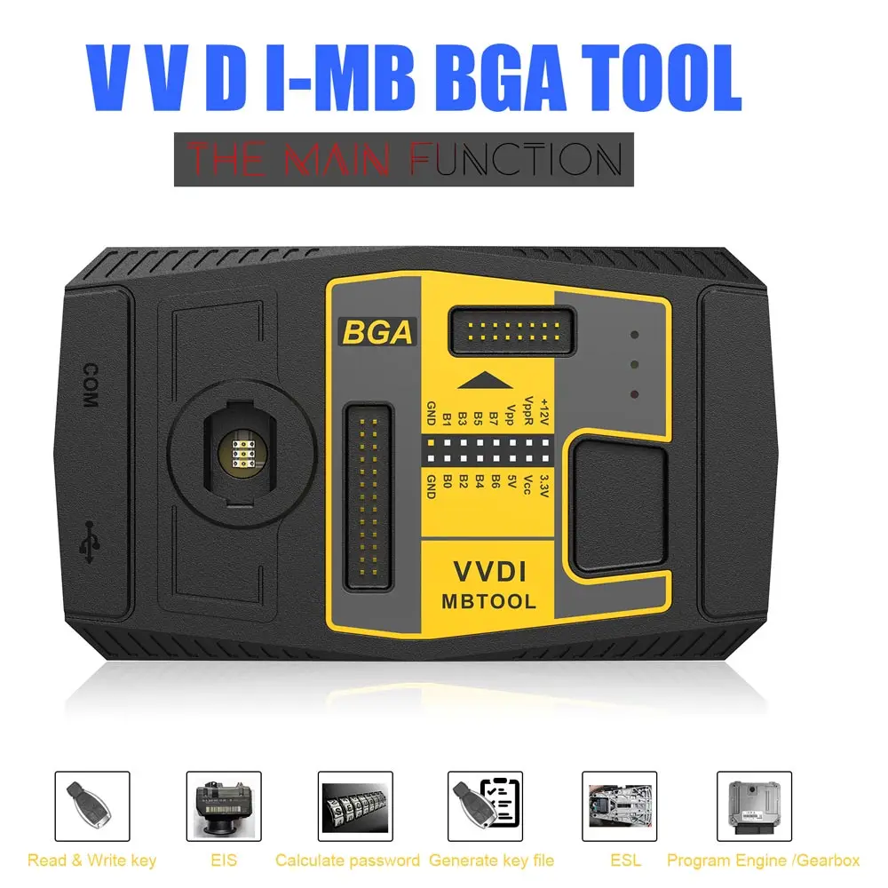 Xhorse VVDI MB BGA Tool Device for Mercedes Benz support Password Calculation and all Key Lost vvdi mb key programmer