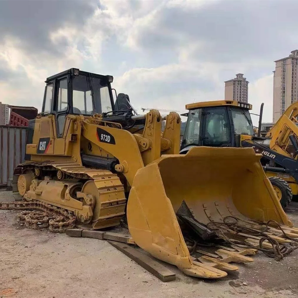 Б/у погрузчики caterpillar, высококачественные фронтальные погрузчики cat 973D на продажу