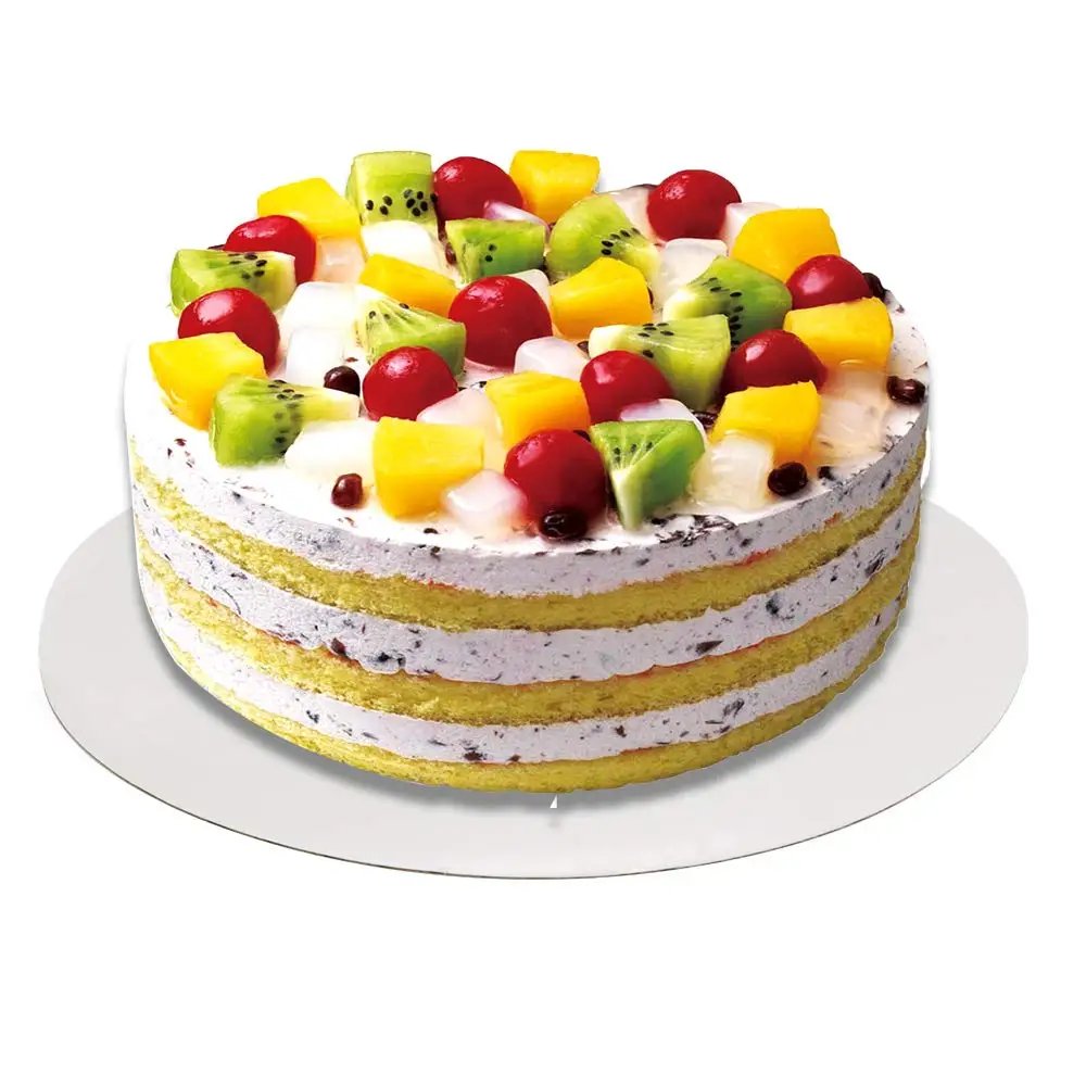 Cake Board Rounds White Cake Base boards drum Circle Cardboard Base (6, 8, 10 & 12-Inch) For Cake Decorating