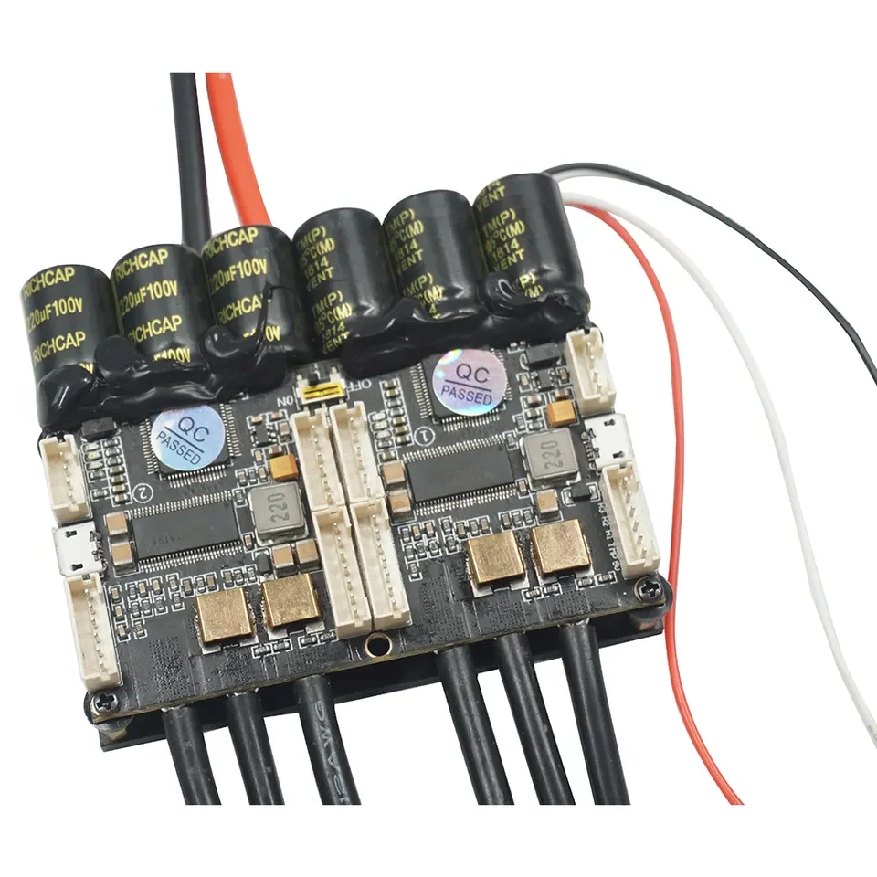 Двойной мотор ESC совместим с VESC4.20 100A основанием на VESC для электронного скейтборда