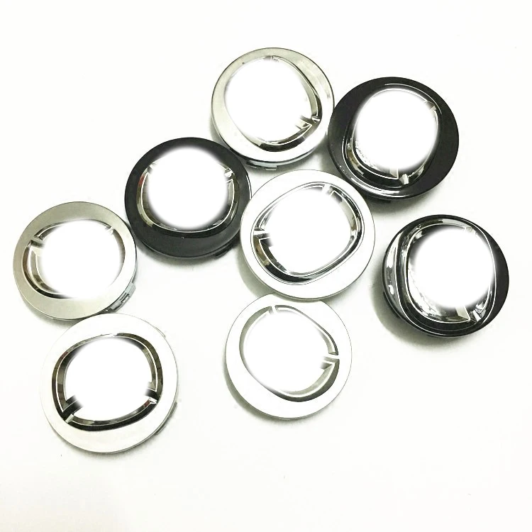 56mm 57mm Wheel Hub Center Caps Covers Emblem Badge Sticker for Mazda 2 3 4 5 6 CX-3 CX-4 CX-5 Customized Logo Siver Black