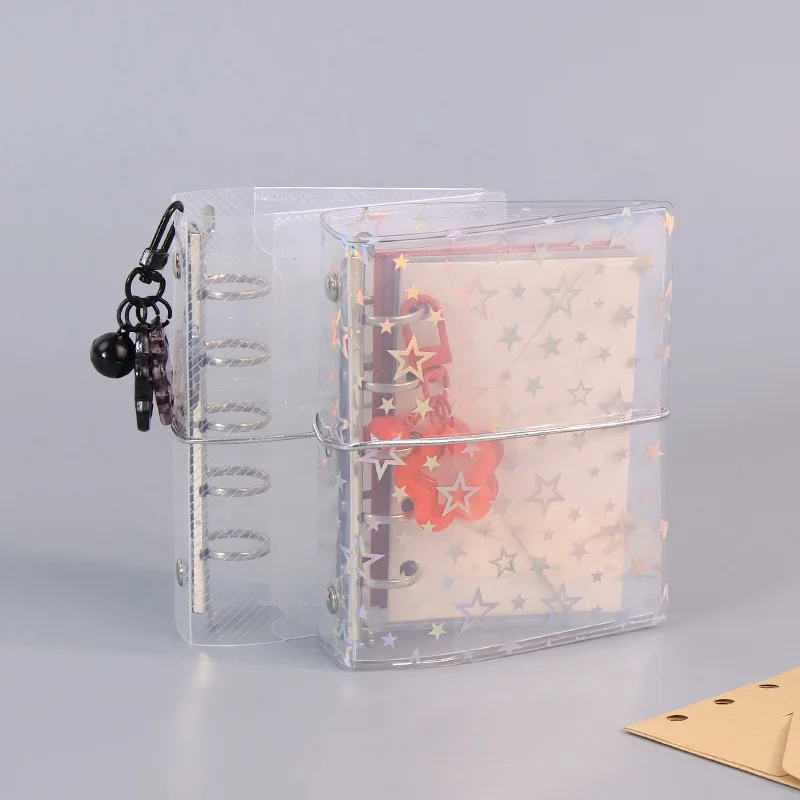 Promotion Cheap Cute Jelly Star Other Keychain Pentagram Kawaii Fancy Candy Color Acrylic Pentagram Charm Keyring Accessories