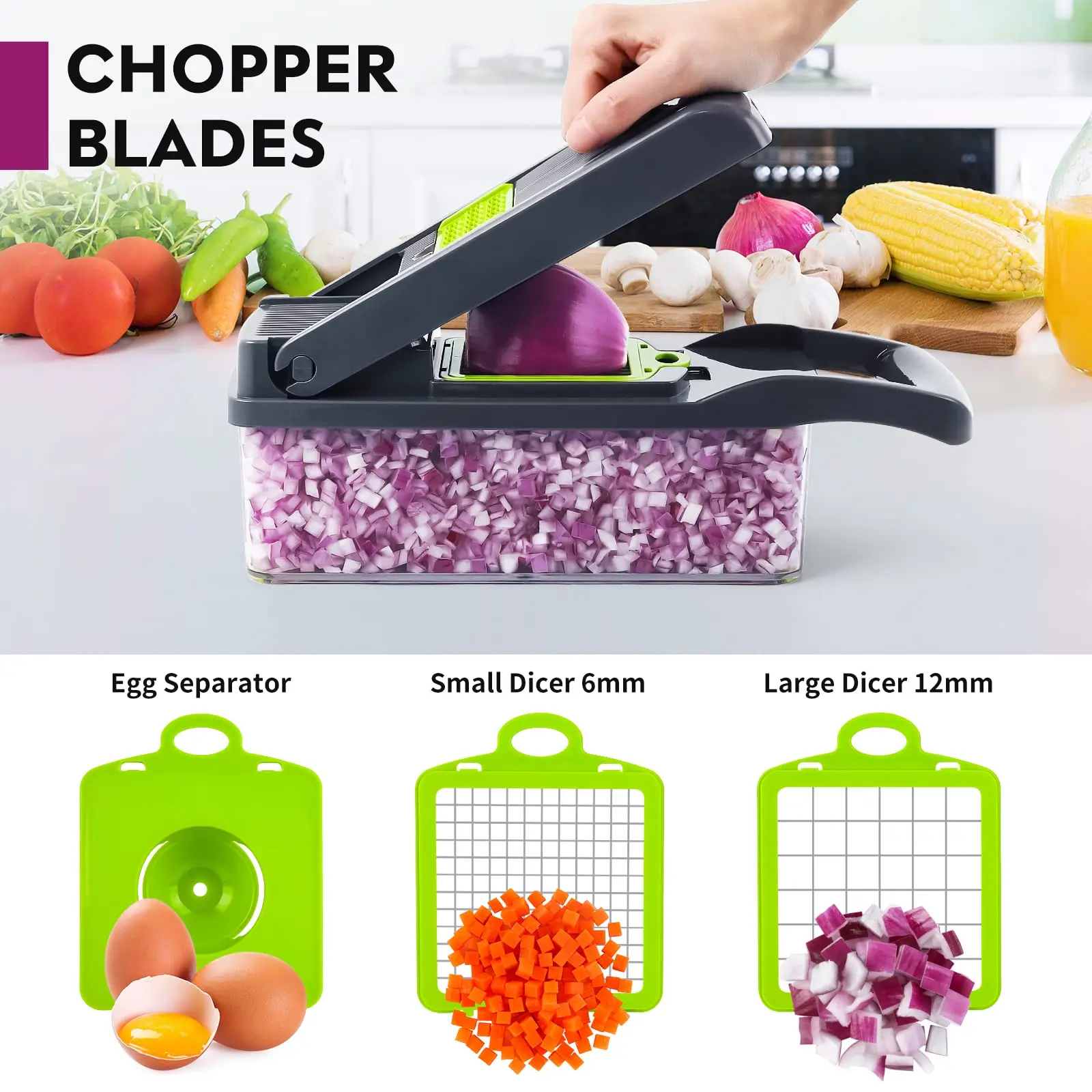 Wholesale Kitchen 14 16 In 1 Food Veggie Onion Chopper Slicer Multifunctional Manual Shredder Chopper Fruit And Vegetable Cutter