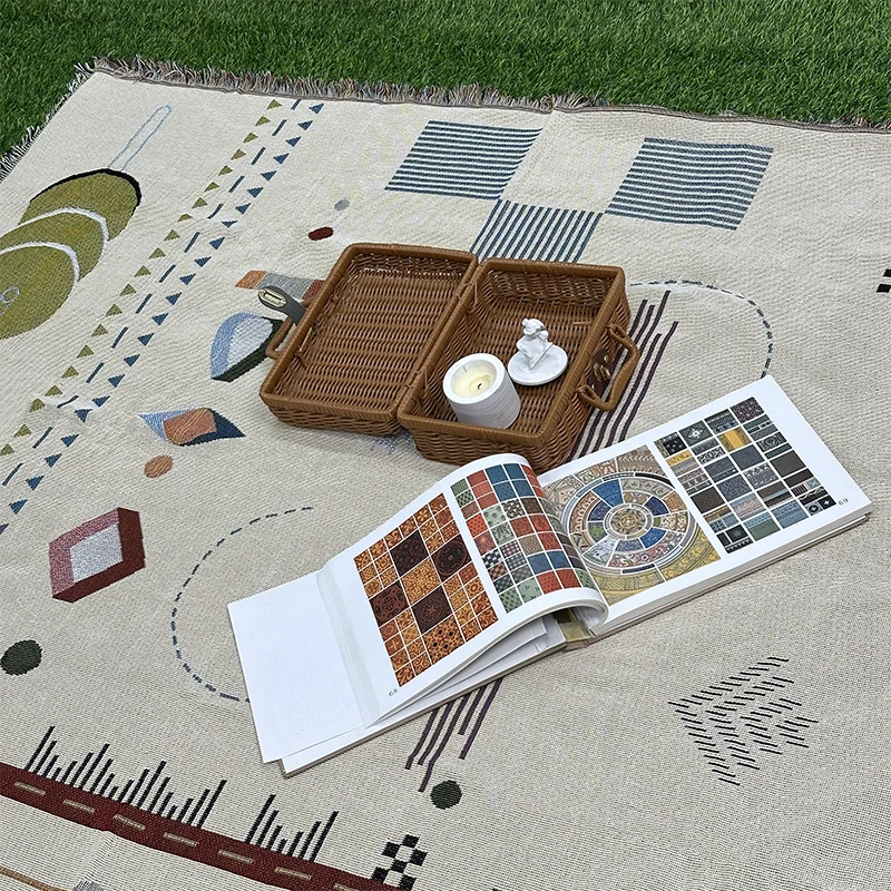 New design custom woven tapestry blanket anime tapestry blanket custom