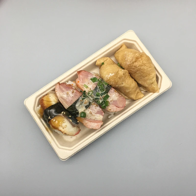 Hot Selling High Quality Portable Biodegradable Sushi Paper  Takeaway Box