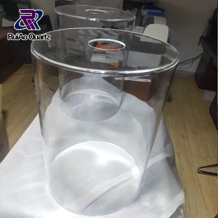 High temperature furnace diffusion quartz glass liner process tube