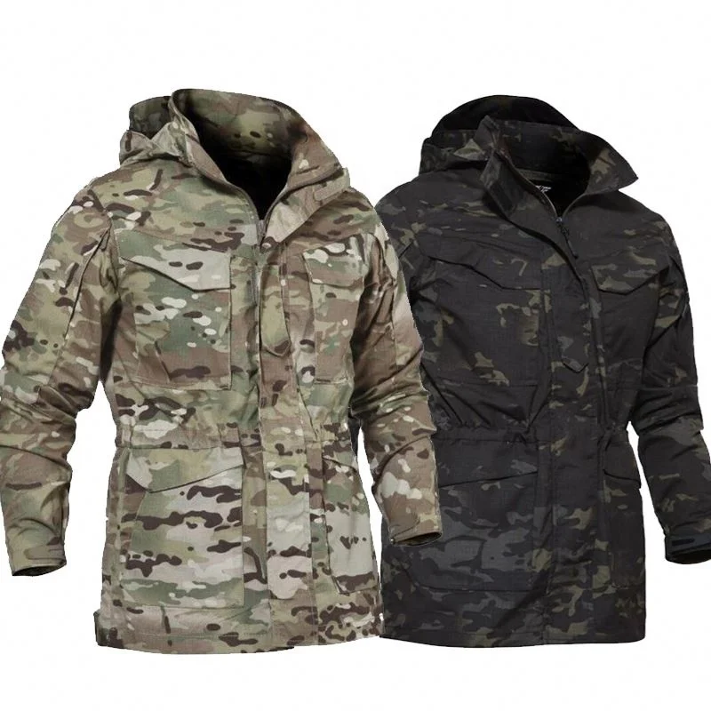 Outdoor pure color hunting mountaineering sports jacket tactical combat clothes