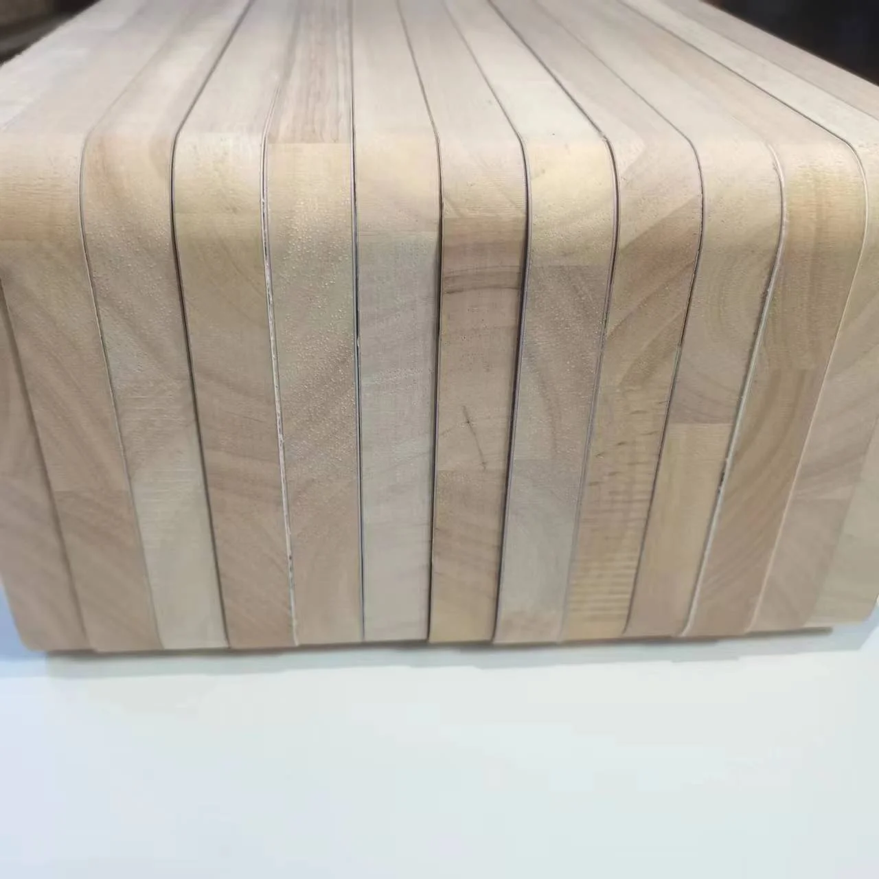 Moisture-Proof Easy Clean Rubber Wood Board Raw Panel with E2 Glue for Furniture and Building Finger Joint Design