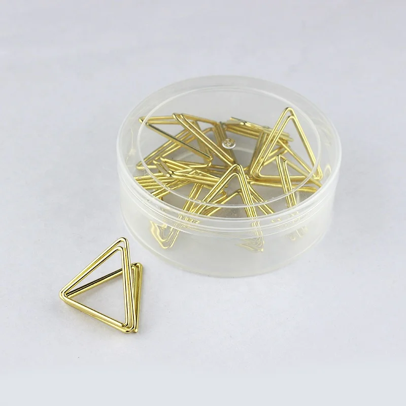 Good selling gold and rose gold color Triangle shape wedding table menu holders