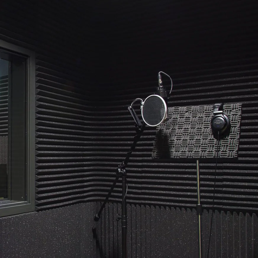 Wedge Acoustic Foam Panel Soundproofing Foam Panel Office Studio Acoustic Wedge Foam Wall Coverings Soundproof