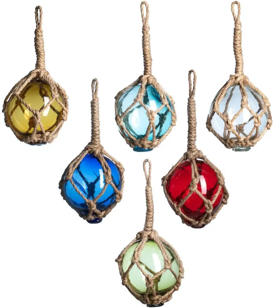 Оптовая продажа разноцветные стеклянные поплавки шарики для рыбной ловли