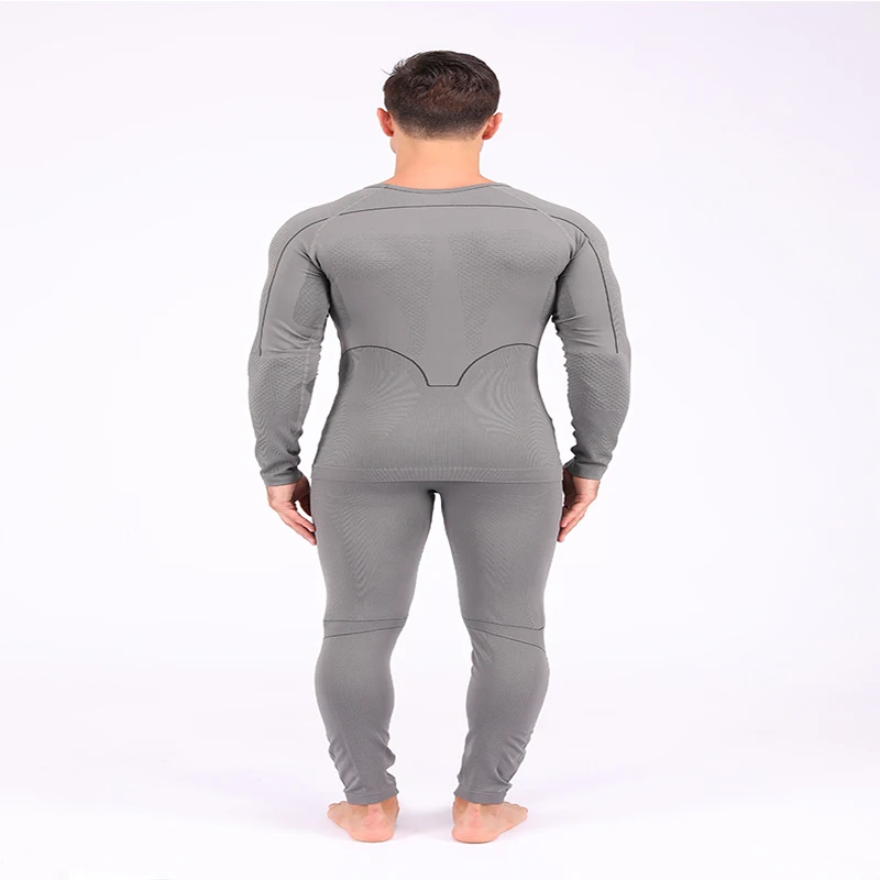 Seamless Thermal Underwear Set Long Sleeve and Pants Best Selling Men's Ultra Soft Thermal Underwear Sets Standard Winter
