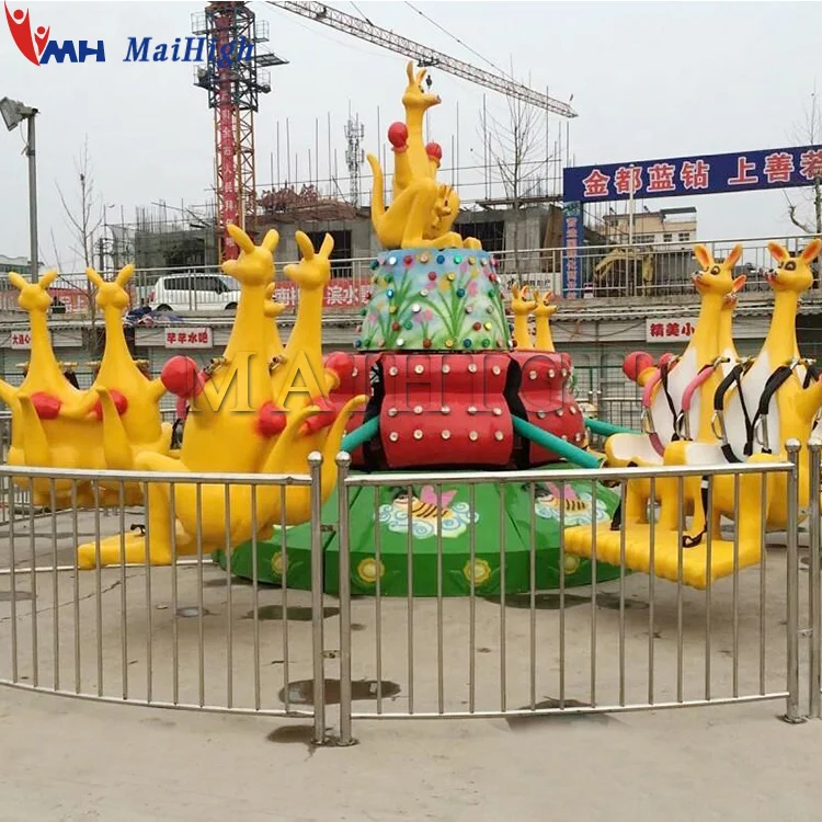 Amusement park family games attractions kids rides kangaroo jump for sale