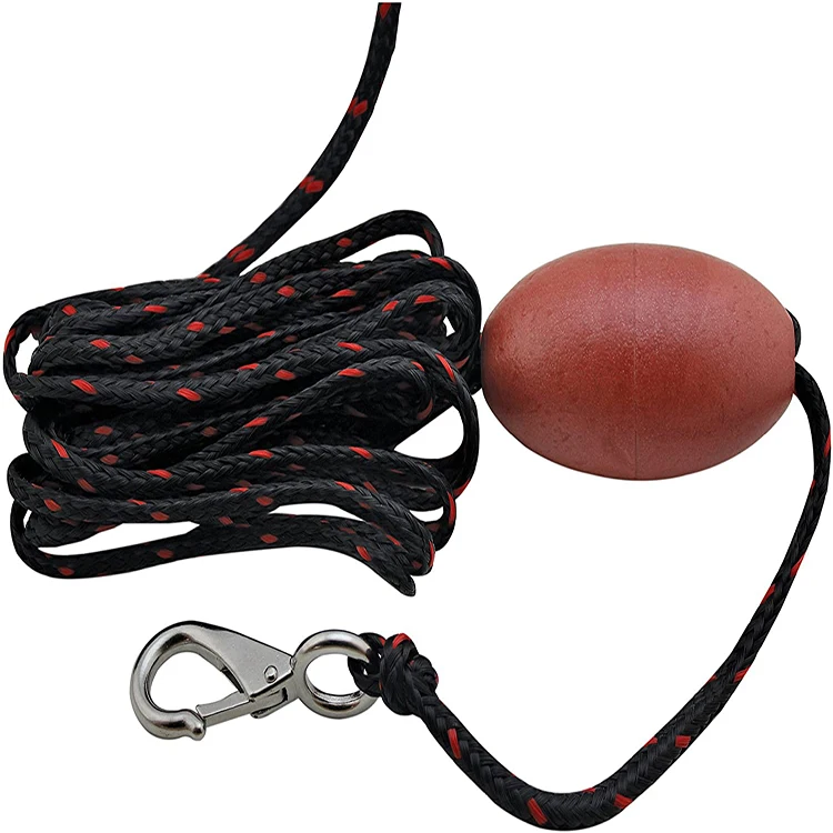 folding anchor kayak and paddle board anchor kit with buoy and stainless steel snap