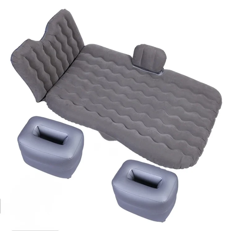 Travelling Wave Design Car Mattress Inflatable Air Bed with Back Seat Rest Cushion