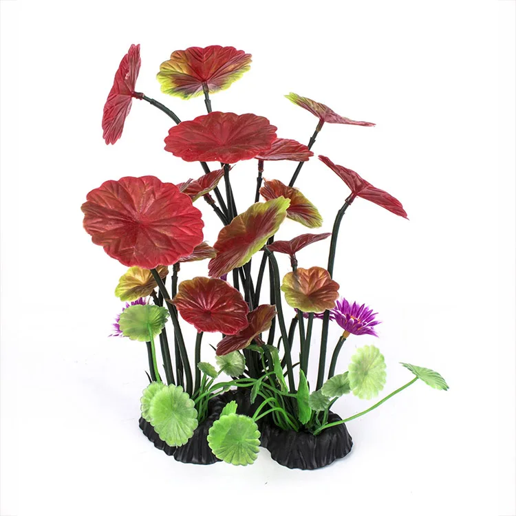 Aquarium Ornament Decorations H30cm Artificial Plastic Plant Fish Tank Accessories