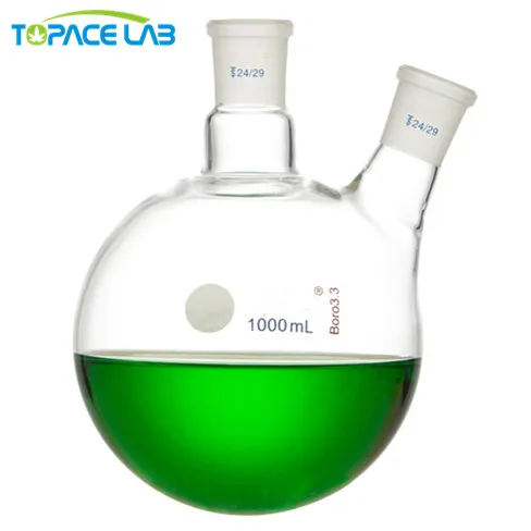 Высококачественная круглая бутылочная фляжка 20 литров Лабораторная посуда для системы дистилляции с короткой дорогой по хорошей