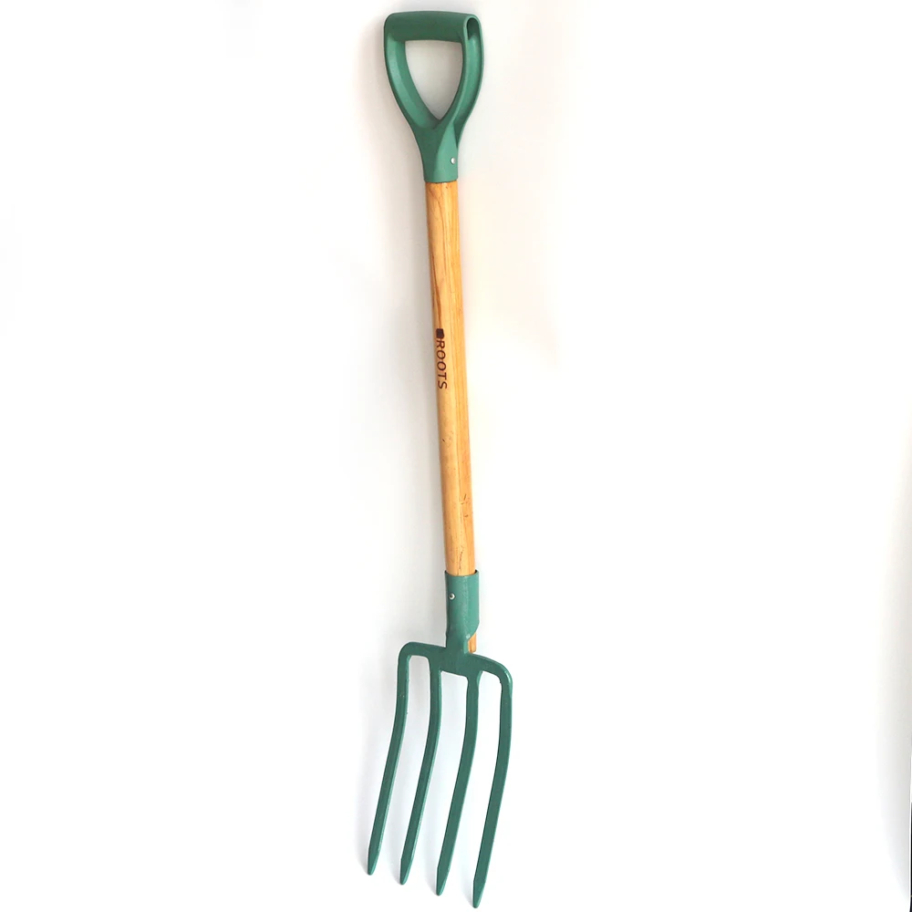 Hight Quality Wholesale Garden Forged Steel Farm Shovel  Digging Fork Head With Five Teeth Steel Gardening Fork