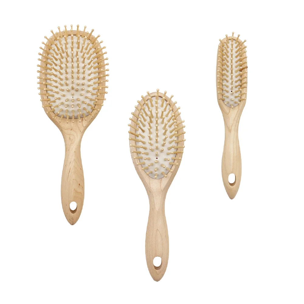 
High quality natural wooden hair brush 