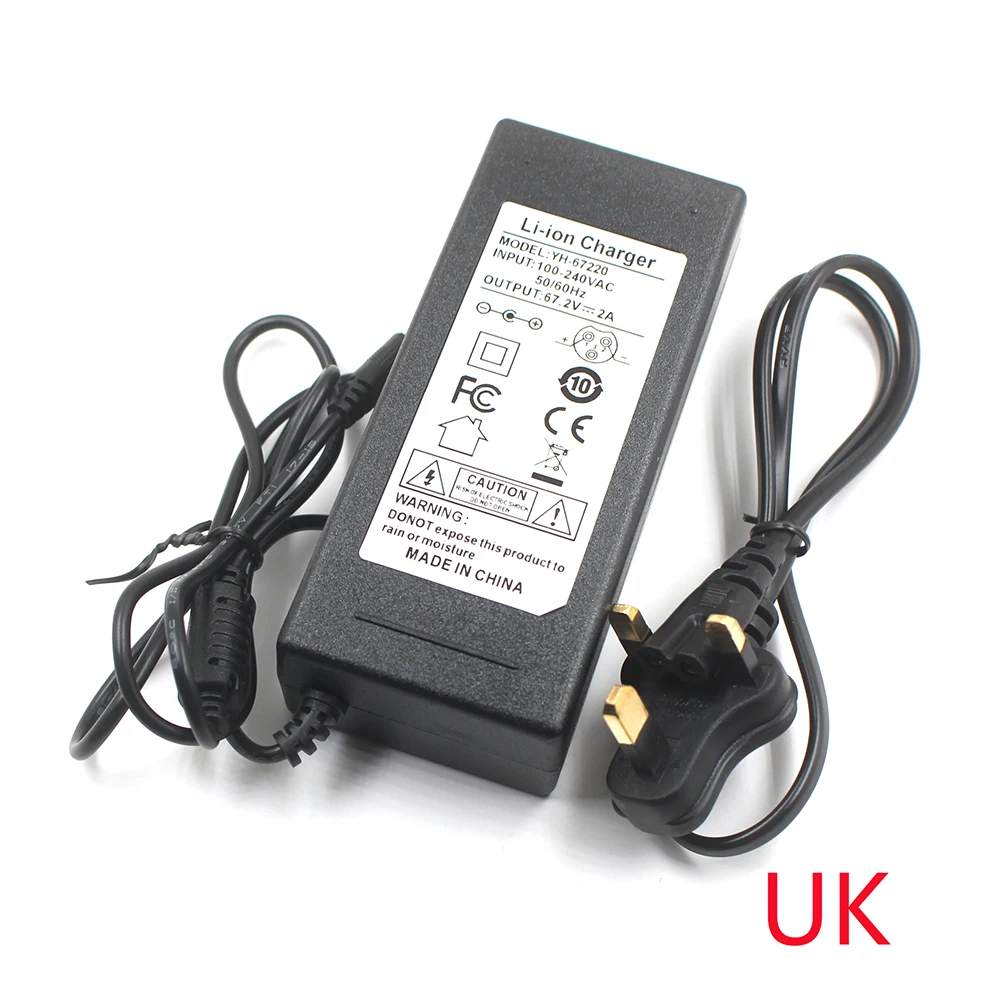 60V Smart Lithium Battery Charger For 16S 12AH 20AH Electric Bike Bicycle Scooter Wheelbarrow Output DC 67.2V 2A XLR
