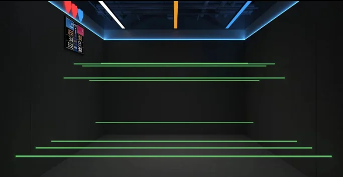 2024 Inmers Laser Fun Fitness Game Activate Game System Training Room Popular City Game Room