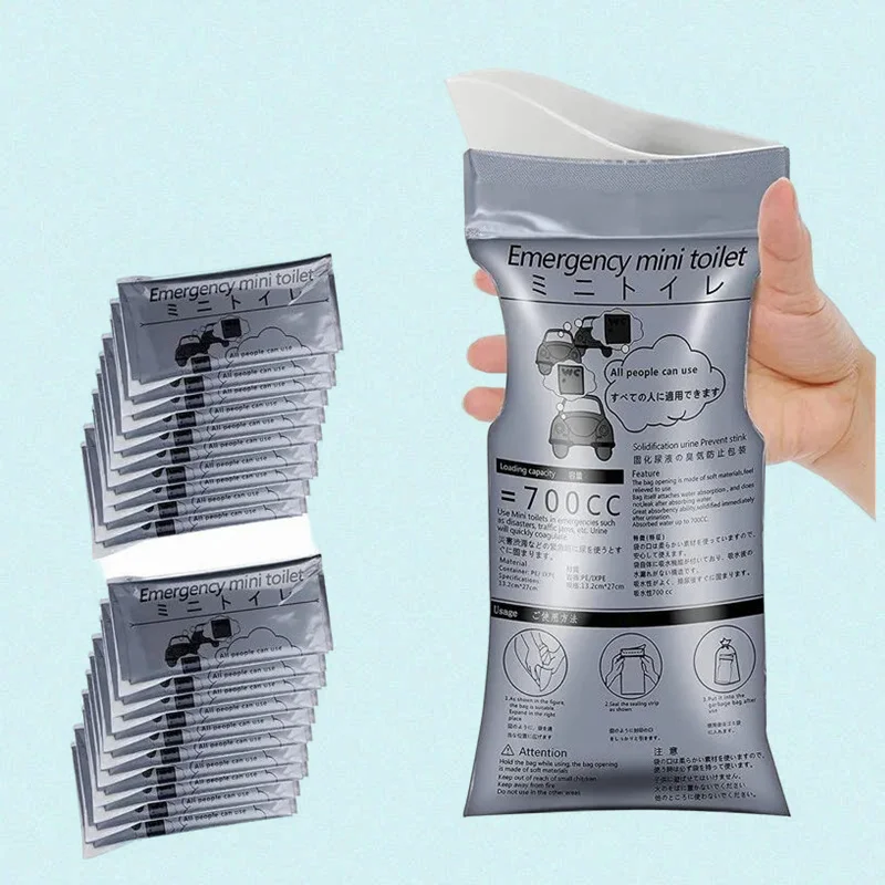 Car Emergency Sterilized Portable Urine Bag Outdoor Disposable Paper Urine Pee Bags