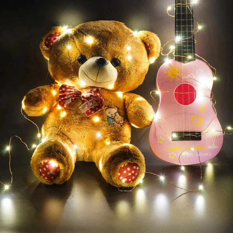 1M Waterproof LED String Lights Battery Powered Christmas Copper Wire Fairy Light For Xmas Home Decoration