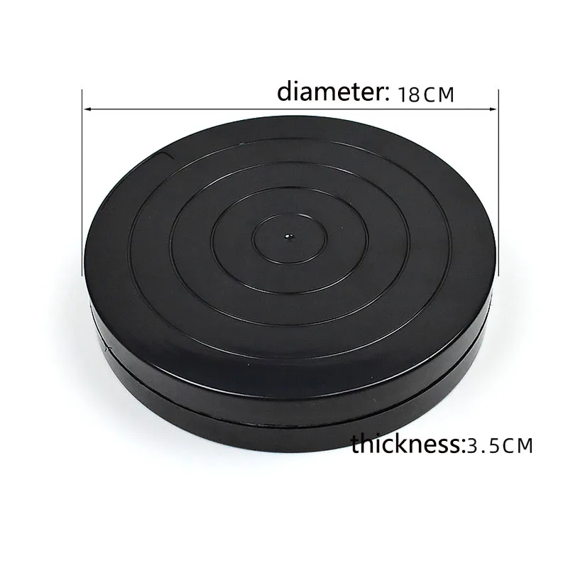 Bview Art Double Side Small Art Class Rotation Table Plastic Ceramic Sculpting Wheel