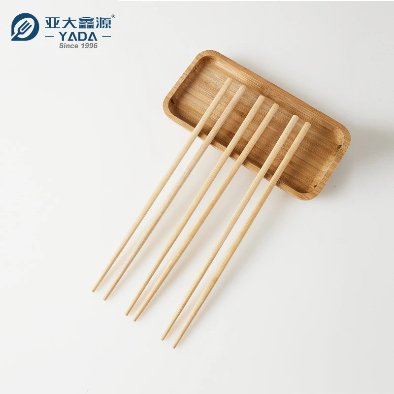 Yada Wholesale Bamboo Chopsticks Customized Logo Disposable Wooden Twin Chopsticks For Chinese Food Sushi