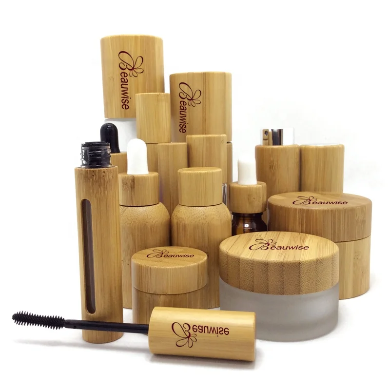 2024 Top selling 100% natural and environmentally friendly all bamboo packaging cosmetics customized trademark and packaging box