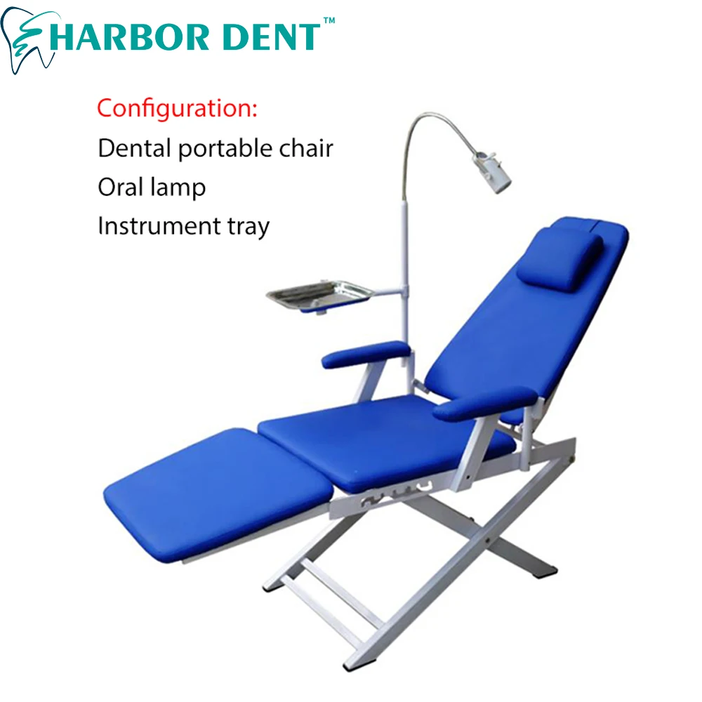 2021 Hot Sales Folding Foldable Lightweight Dentists Want Portable Dental Unit Dental Chair