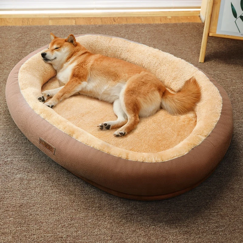 Autumn Winter Thickened Round Kennel Arctic Velvet Warm Pet Nest Large Small Cat Dog Pet Sleep Bed