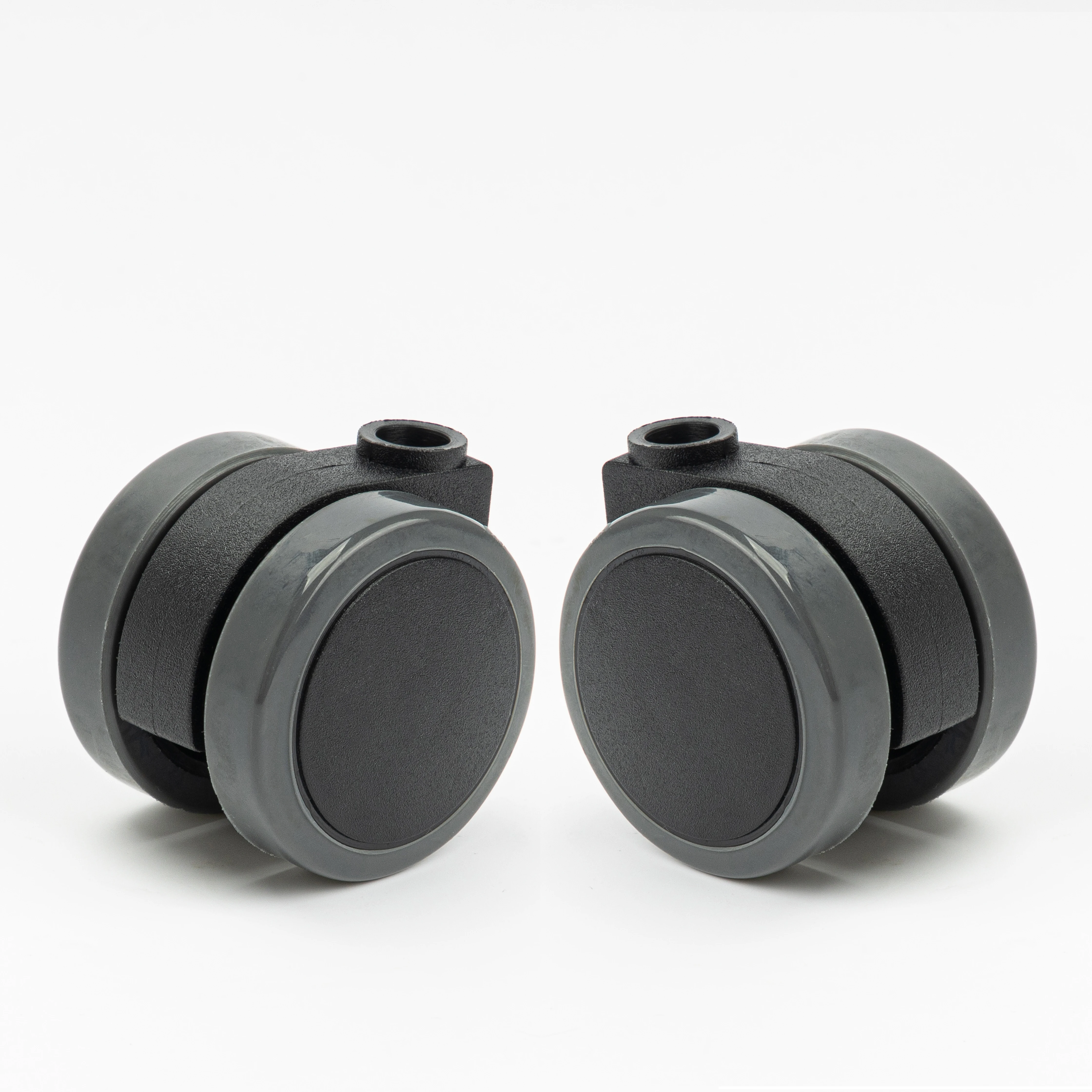 2 Inch 50mm Black Replacement Furniture Swivel Casters Wheel Castor With Side Brake