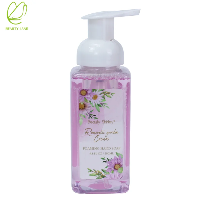 OEM/ODM Private Label Natural Organic Moisturizing Fragrance Foaming Cleansing Gel Liquid Hand Soap Wash