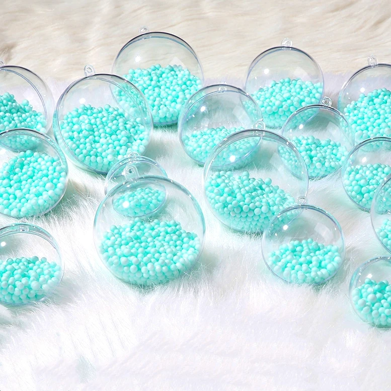 Недорогой Рождественский прозрачный акриловый пластиковый шар, 4 см, 6 см, 8 см, 9 см, 10 см, 12 см, 13 см, 14 см, 16 см, 20 см