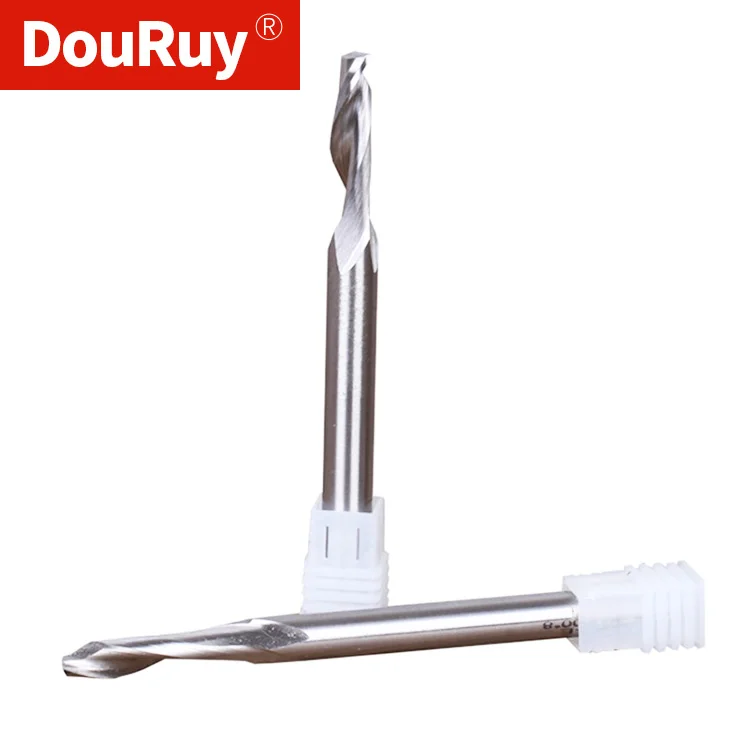 Douruy HSS M2 8mm single flute milling cutter end mill for aluminum alloy window and door