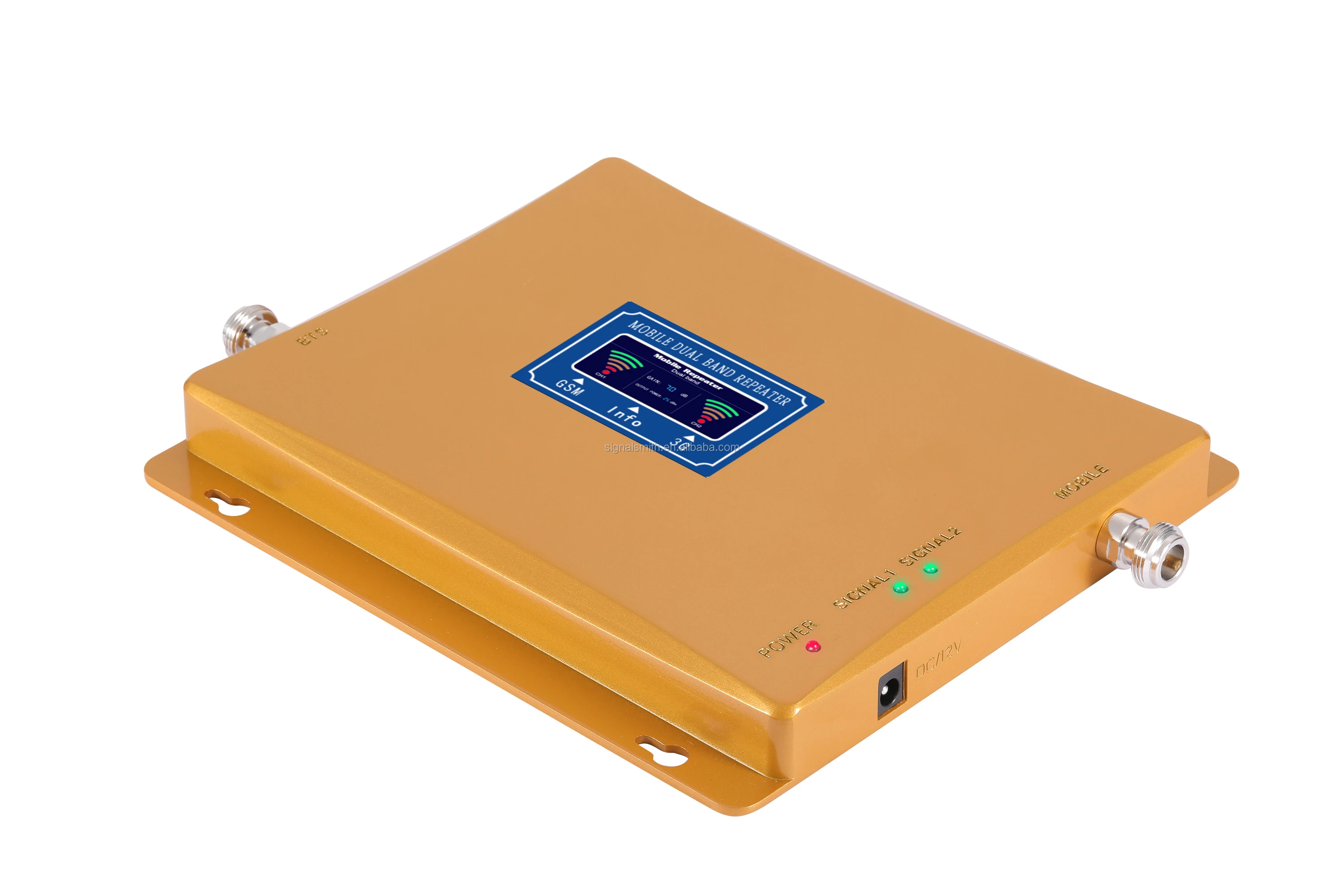Hot selling dual band gsm/wcdma 900/2100mhz mobile signal booster repeater amplifier